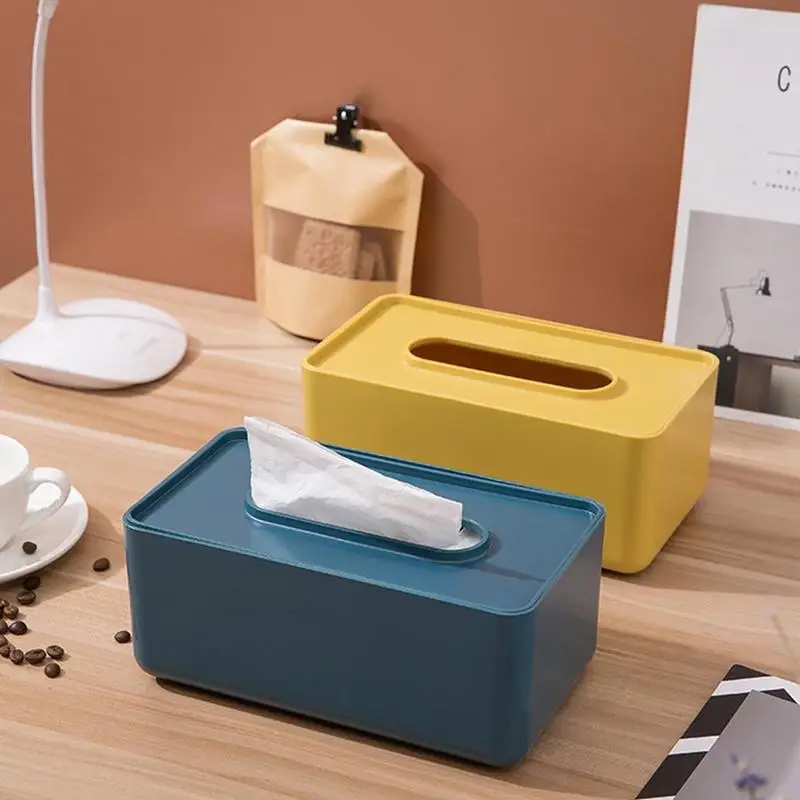 

Plastic Tissue Box Wet Tissue Holder Baby Wipes Paper Storage Box Paper Towel Dispenser Home Napkin Organizer