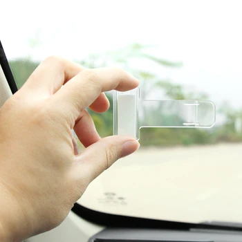 

Car Vehicle Parking Ticket Permit Holder Clip Sticker Windscreen Window Fastener Stickers Kit Car Accessories For KIA LADA Seat