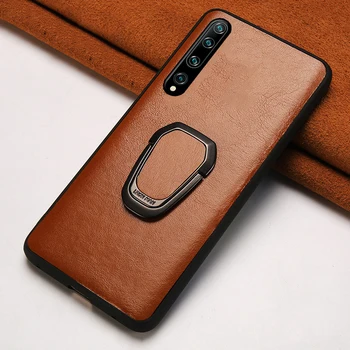 

Genuine Oil Wax Leather Phone Case For Xiaomi Mi 10 pro 9 9t 8 A3 Note 10 Lite Bracket Cover For Redmi Note 8 pro 8T 9s 9 Pro 7