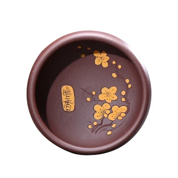 

Yixing Purple Sand Teacup Pure Hand Cup Home Office Kung Fu Black Tea Jin Jun Mei Set Special Small Cup Teaware Free Shipping