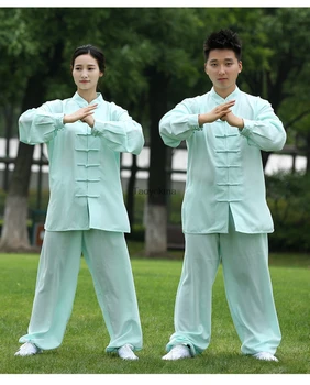 

Chinese Traditional Kids Adult Martial Arts Wushu Kung Fu Clothing Set TaiChi Uniform Wing Chun Suit Costume 110-220cm