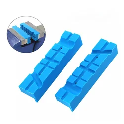 Paire de mâchoires de protection en caoutchouc souple magnétique pour étau métallique, coussinet de 5.5 pouces de Long, bande de protection pour étau #20 