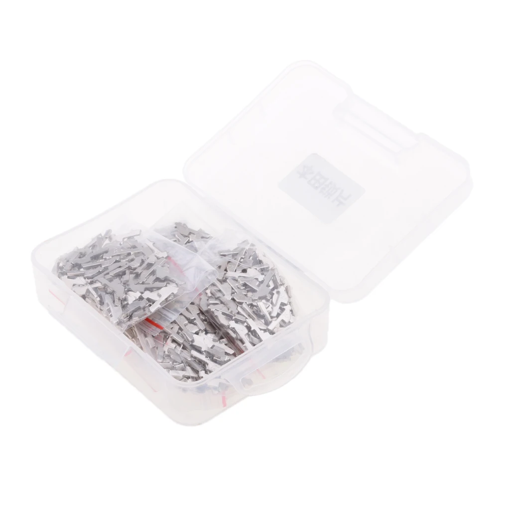600 Pack of Car Lock Reed Vehicle Locking Plate Gasket Key for Honda