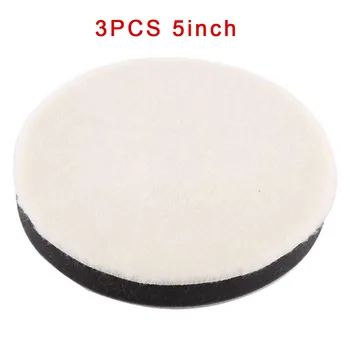 

5 inch Polishing Pads Artificial wool pad Replacement kits For pneumatic or electric polishing machine