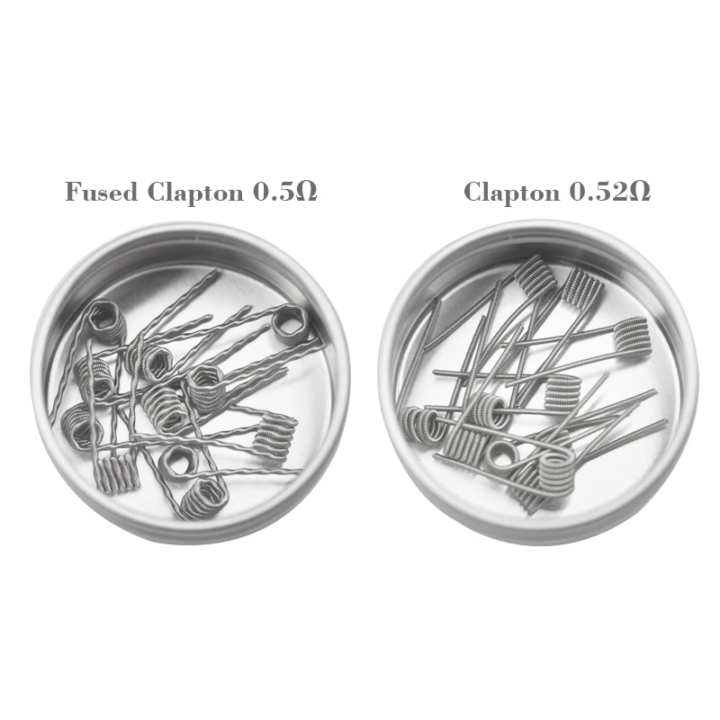 10 шт./упак. SS316 катушка нагревательной проволоки RDA плавленый Клэптон Тигр Alien Clapton