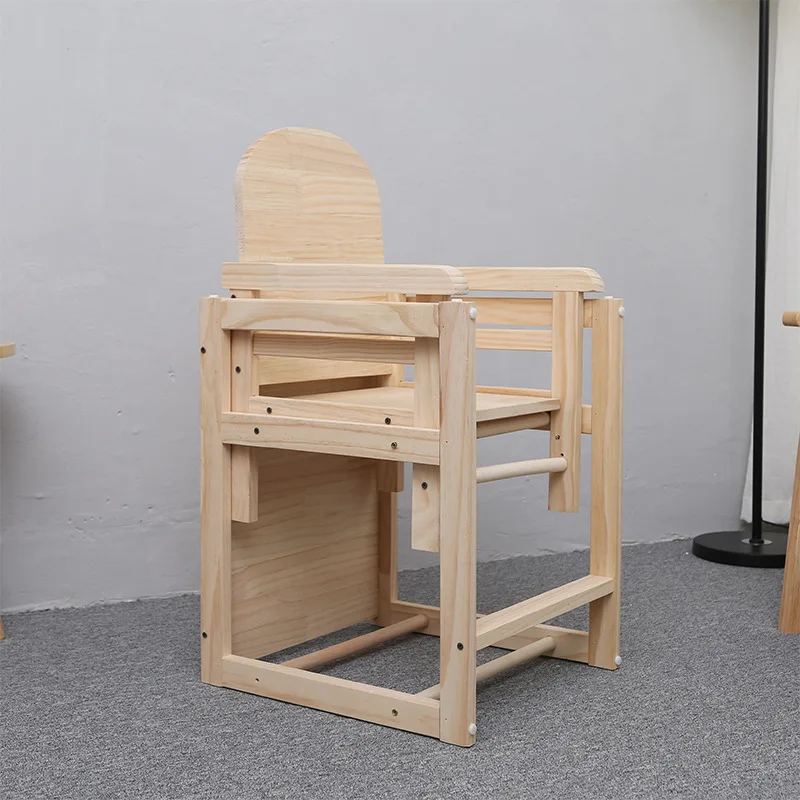 Твердый деревянный детский автокресла многофункциональный детский стул для завтрака детский стол и стул регулируемый детский стульчик