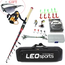 1,6-2,7 м короткое портативное удилище комбинированная телескопическая удочка с спиннинговой катушкой приманка набор крючков линия сумка лодка рок-палка
