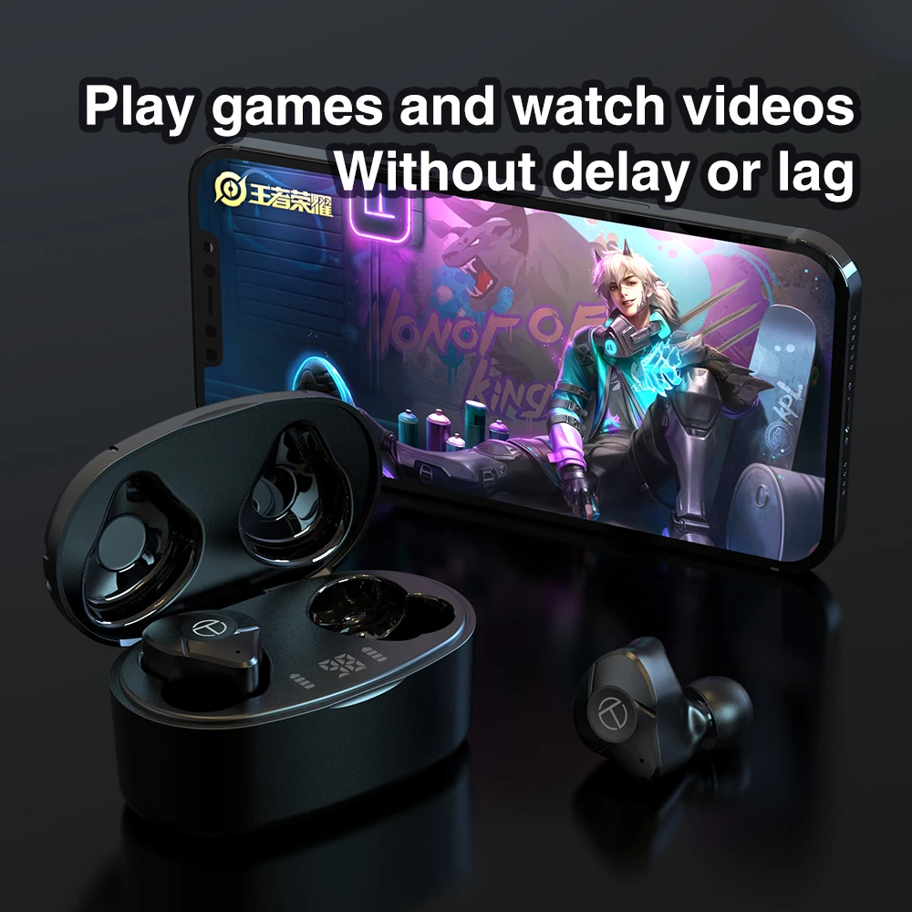 TRN T300 TWS Bluetooth V5.2 1DD+2BA Hybrid Driver Wireless Earphone Volume Control Sport Earbud Waterproof IEM With QCC3046 Chip