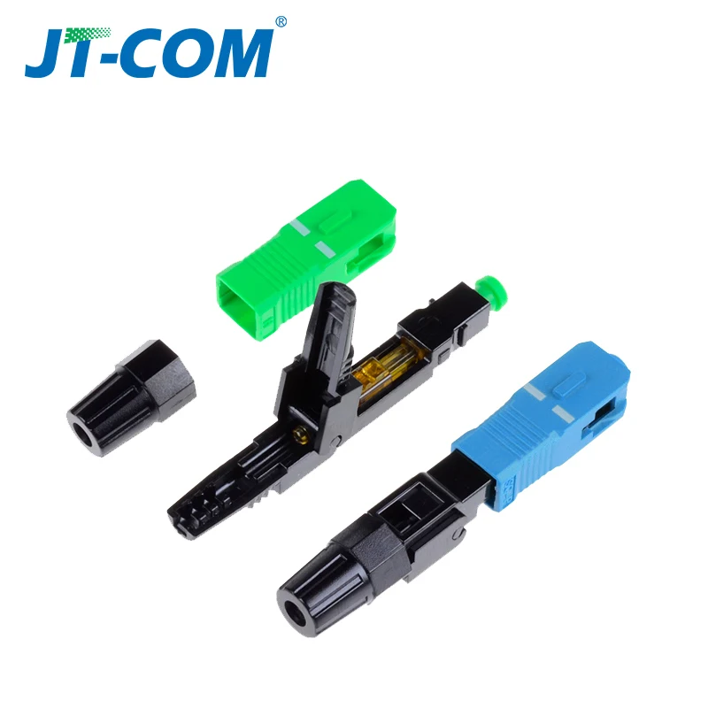 200PCS FTTH SC APC Single Mode SC UPC Fiber Optic Quick Connector SC APC FTTH Fiber 4