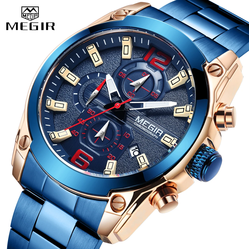 ジャイアント メンズスポーツウォッチ 高級ブランド ステンレススチール 耐水性 クォーツ Quartz Watches Aliexpress