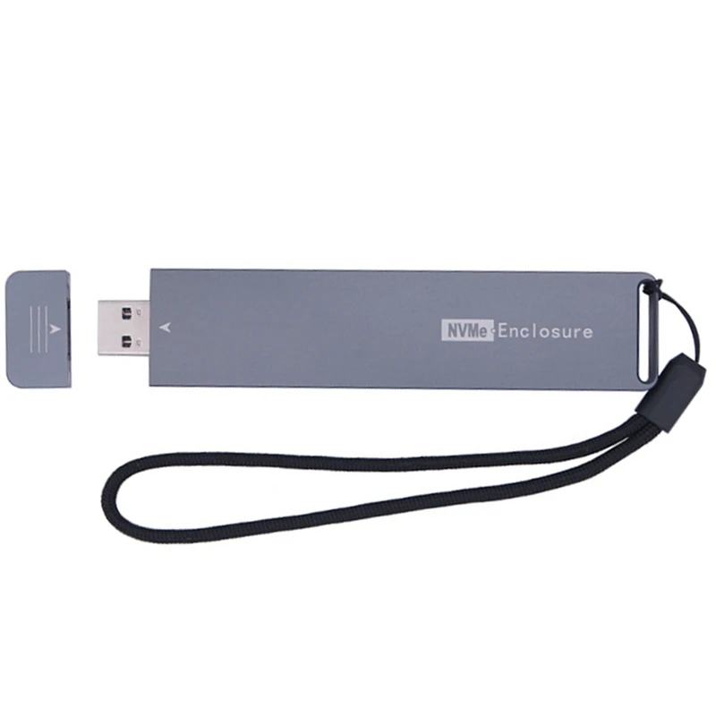 M2 SSD Case NVME Enclosure M 2 To USB TYPE A 3 1 SSD Adapter For NVME