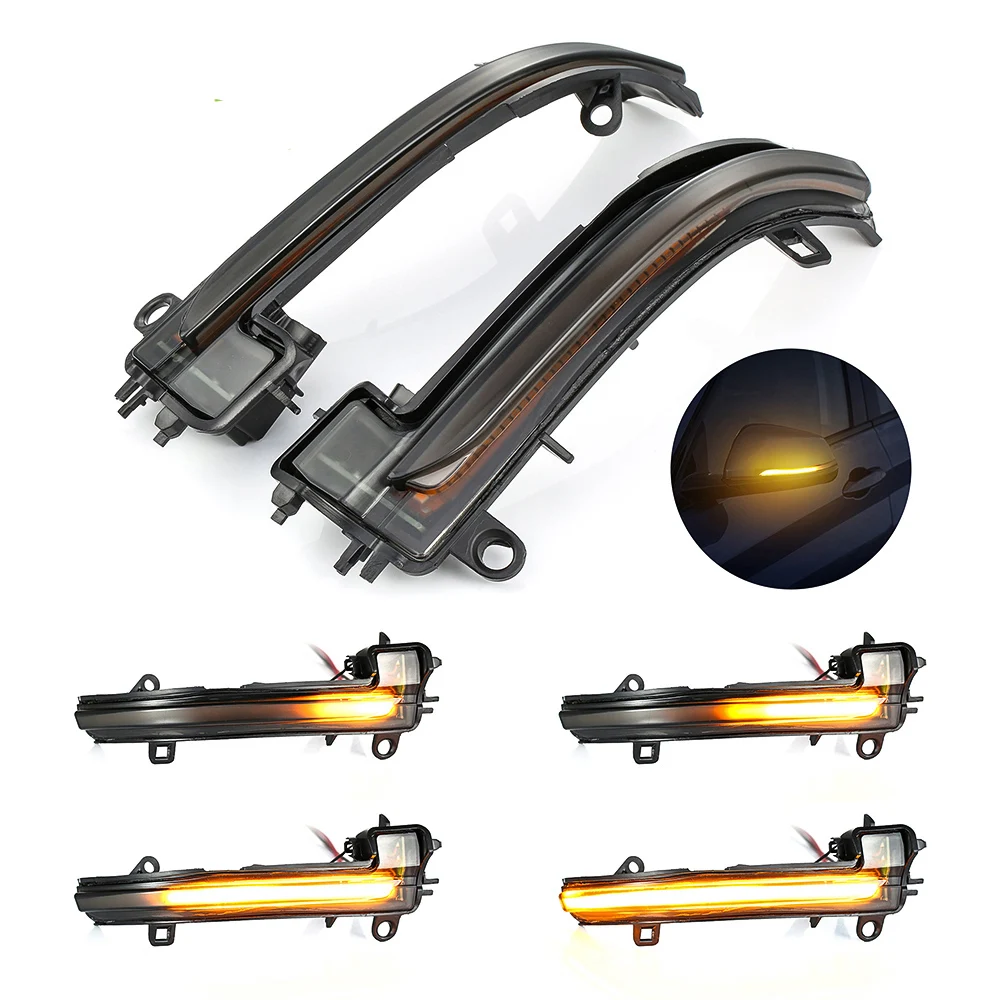 

2 Pieces Dynamic Rearview Mirror Indicator LED Turn Signal Light For BMW New 1 2 series 2014- For BMW X1 2019