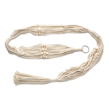 

Plant Hangers, 3 Layers of Indoor and Outdoor Hanging Flower Basket Nets, Fine Cotton Rope Nets, Suitable for Multi-Environment