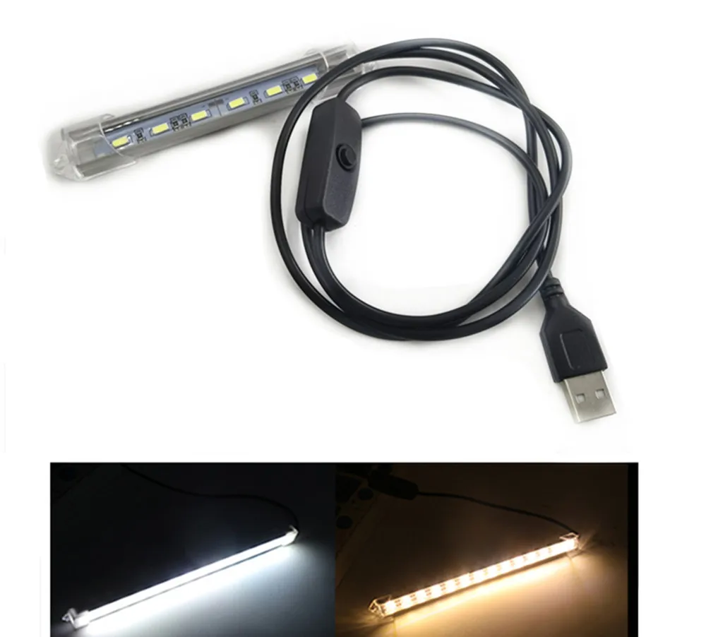 LED照明 USB DC 5V LED Bar Light USB Powered Rigid Strip 10cm 20cm 35cm 50cm