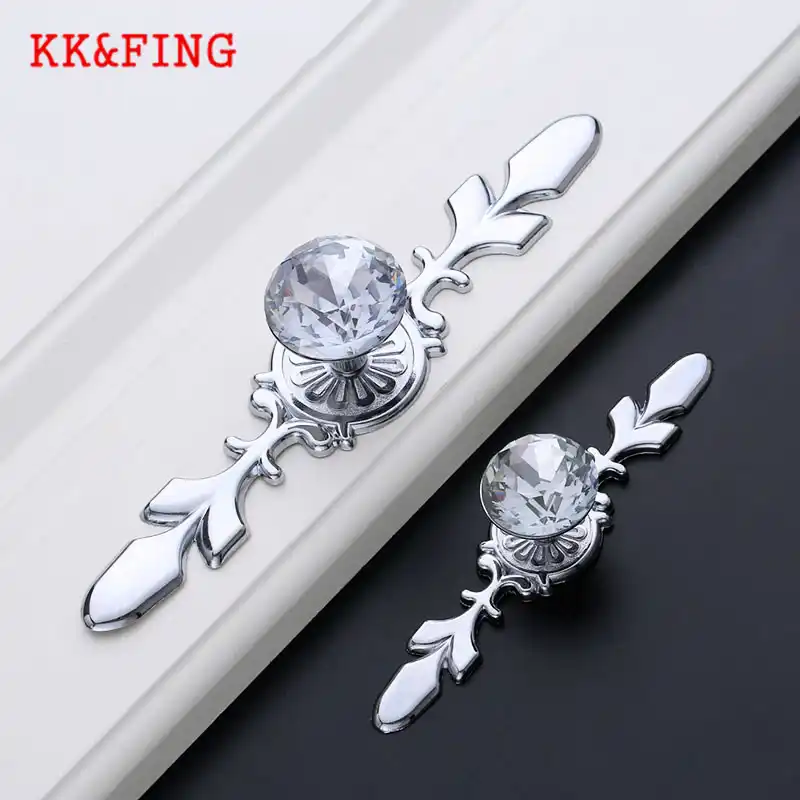 Kk Fing Cabinet Handles Crystal Knobs Jewelry Armoire Door Handle