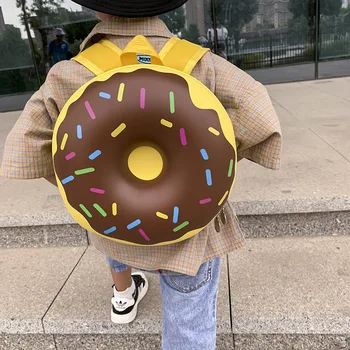

Lovely Donut Rainbow Backpack Kids Kindergarten School Book Bag Casual Bagpack Vintage Cute Bags For Children Kids Birthday Gift