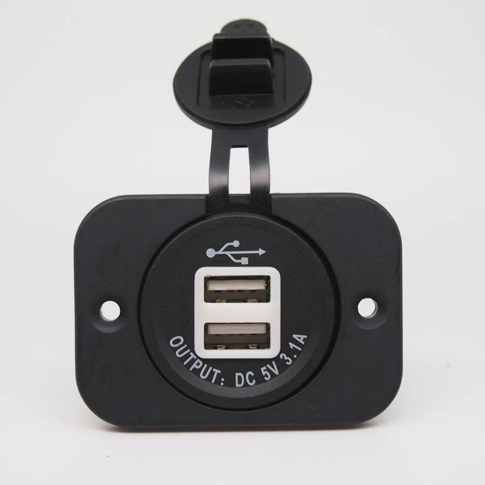 Автомобильное зарядное устройство kongyide Mini Dual USB Автомобильное зарядное устройство универсальное 3.1A зарядное устройство для мобильного телефона и планшета Быстрая зарядка Usb зарядное устройство для автомобиля мотоцикла