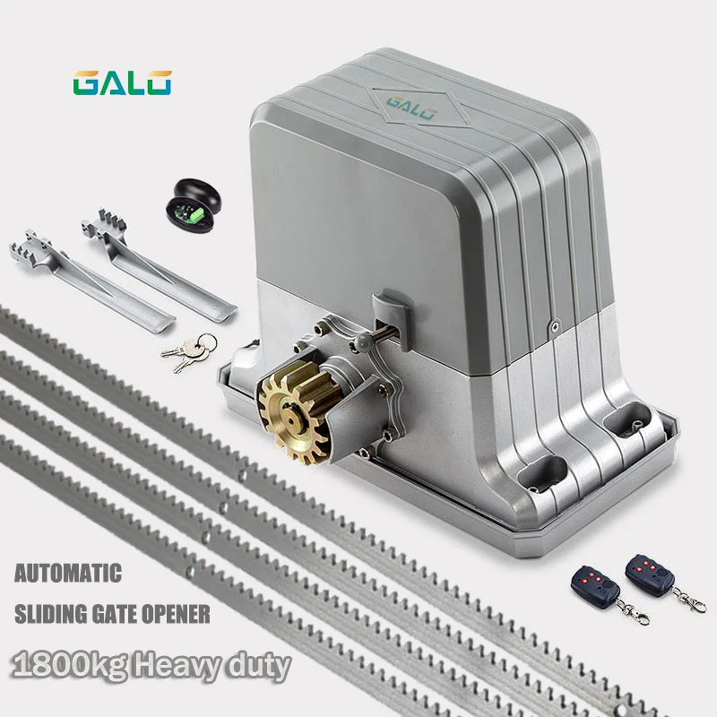 

1800KGS Automatic Sliding Gate Operator of AC220V/110V Motor as Door Closer gate motor engine(sensor,button,lamp, optional)