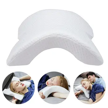

Curved Slow Rebound Memory Foam Pillow Anti Pressure Hand Numb Neck Protection Dead Arms Couple Pillow Office Nap Health Pillow