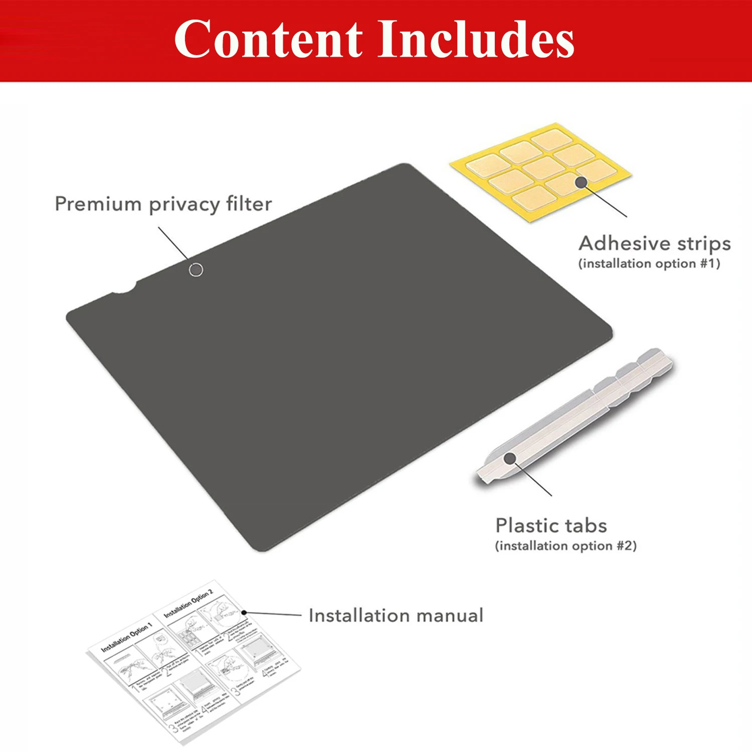 27 inch Anti-Glare Computer Privacy Filter Screen Protector Film for Desktop Monitor Widescreen 16:9 Aspect Ratio