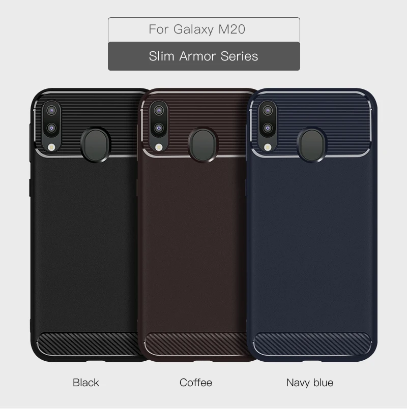 

Carbon Fiber Soft TPU Case For Samsung A30 A50 A70 A60 A40 A20 A10 Luxury Shockproof Silicone Cover For Galaxy M40 M30 M20 M10