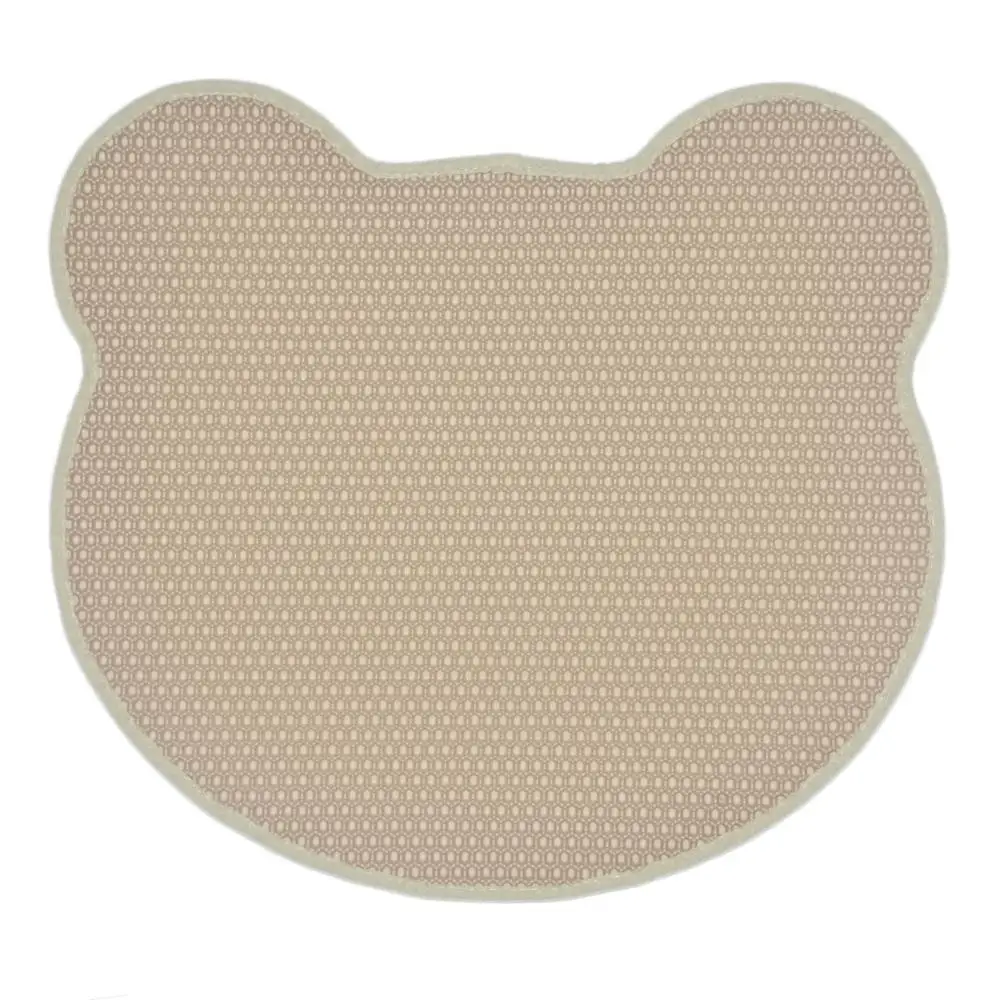 Двухслойная подстилка для кошачьего наполнителя кошачий лоток коврик Trapper складной из ЭВА Нескользящие коврики кошки водонепроницаемые коврики для домашних животных кошек - Цвет: 7