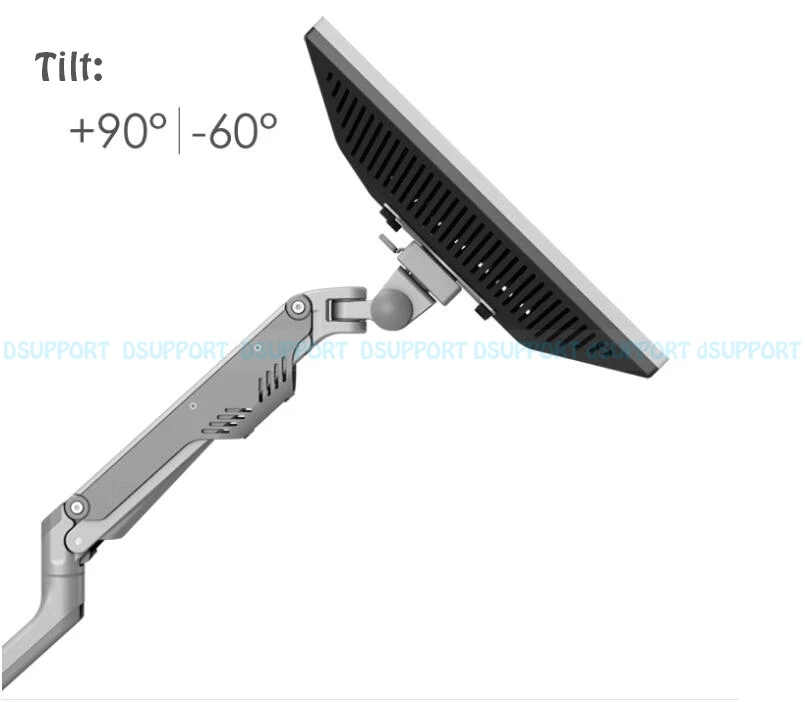 Алюминиевый 360 градусов масляный газовый пружинный 1"-30" монитор руки легко и быстро установка кронштейн для монитора загрузки 2-9kgs