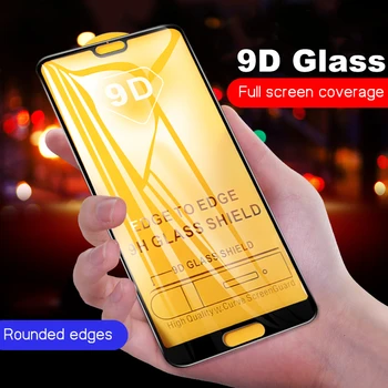 

100Pcs 9D Curved Tempered Glass For Huawei Enjoy 7 Plus 7S 7E 8 8E 9 Plus 9S 9E Full Glue Full Coverage Screen Protective Film