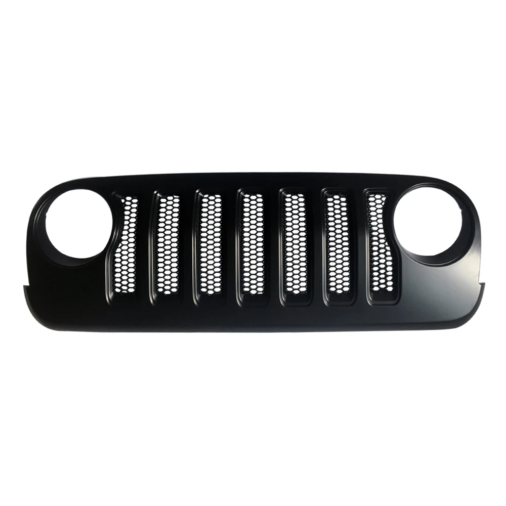 

J373 Jeep Wrangler Grille ABS Change from JL for JK grill 2007-2017 2007-2017 Free freight in Russia LANTSUN