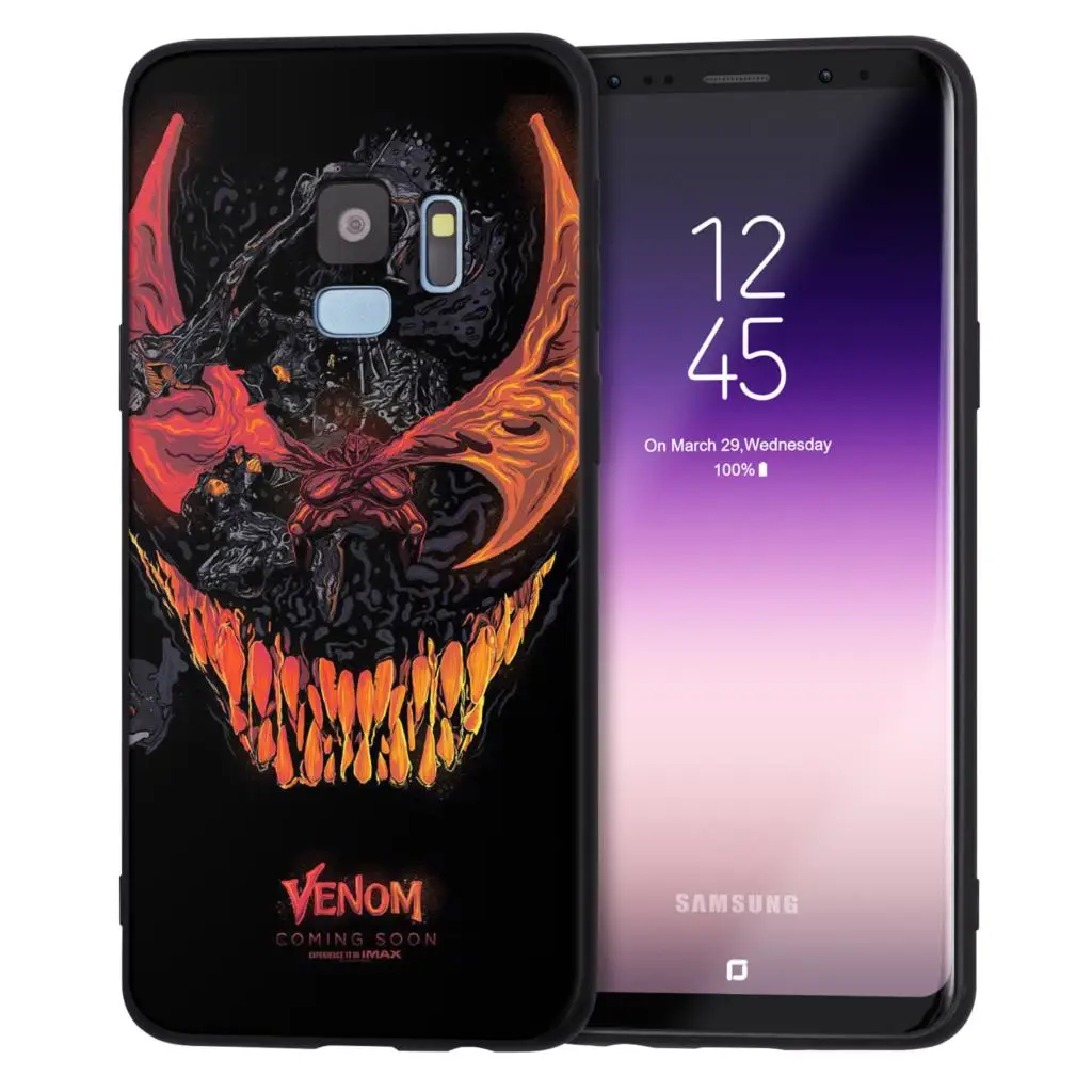 Venom чехол для Samsung Galaxy J3 J5 J7 ЕС S8 S9 S10 плюс S10E A5 A6 A7 A8 A9 A70 A50 A40 M20 для задней панели мобильного телефона из термопластика чехол - Цвет: H7062