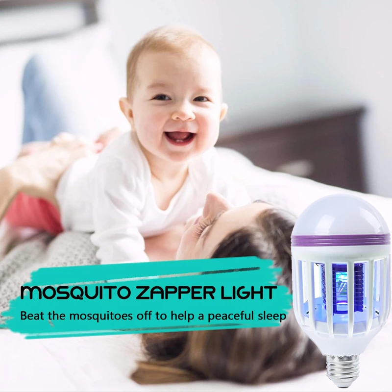 LED Mosquito Killer Lamp E27 AC110 127V 220V LED Bulb For Home Lighting Bug Zapper Trap Lamp Insect Anti Mosquito Repeller Light