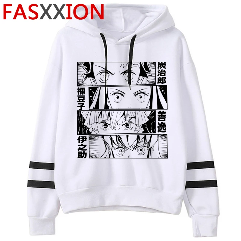 Kawaii Anime Demon Slayer Nezuko Funny Cartoon Hoodies Women Cute Manga Kimetsu No Yaiba Rengoku Sweatshirt Graphic Hoody Female