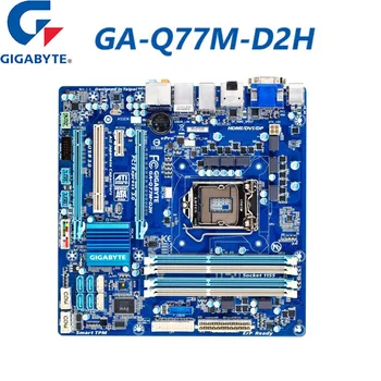 

Motherboard LGA 1155 GIGABYTE GA-Q77M-D2H DDR3 Intel Q77 Micro-ATX Core i3 i5 i7 Desktop GIGABYTE Q77 Mainboard 1155 HDMI Used