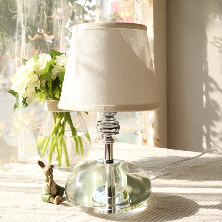 Modern Crystal Lamp lighting bedroom bedside lamp luxury fashion crystal table lamp Abajur bedside hotel table lamp k9 Luxury