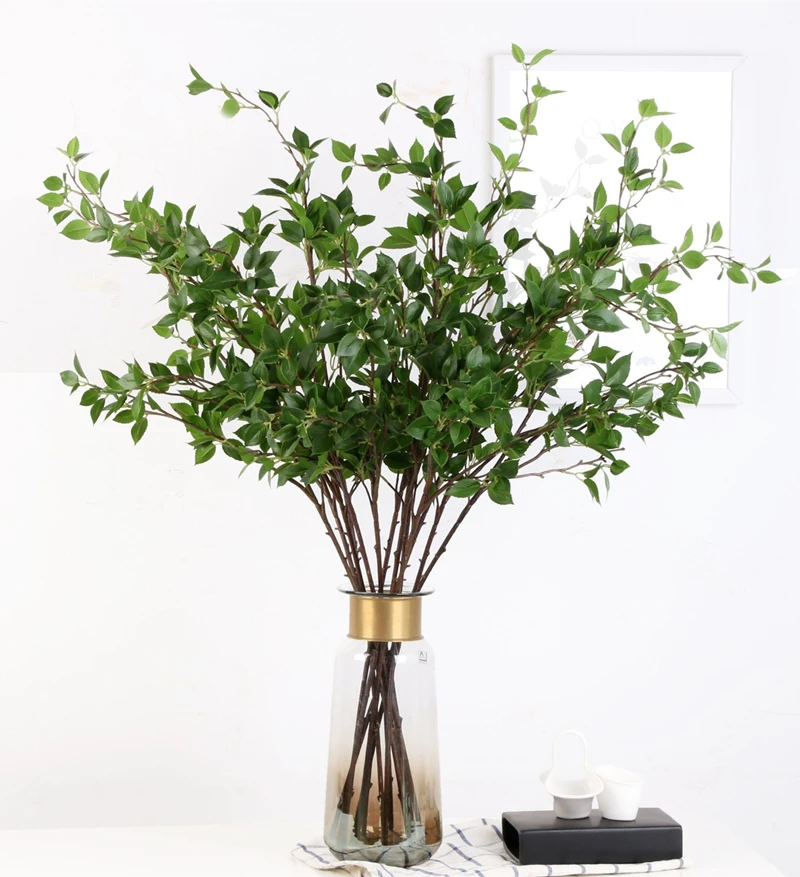 JAROWN Real Touch Spring Branches Artificial Plants Decorative Home Fake Green Artificial Flowers For Wedding Party decoration (6)