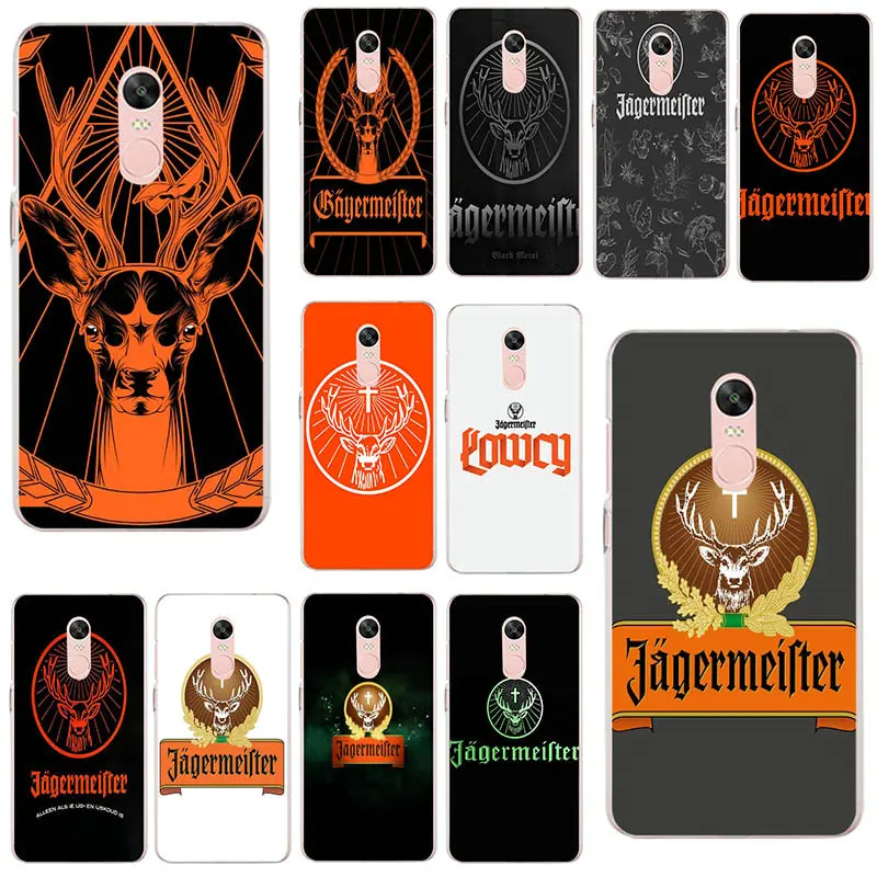 Fashion Jagermeister Logo Deer Head Silicone Soft Phone Cases for Xiaomi Mi Redmi 3 3S 4 4A 4X 5 5A 6A 7 7A GO K20 9T CC9 Pro | Мобильные