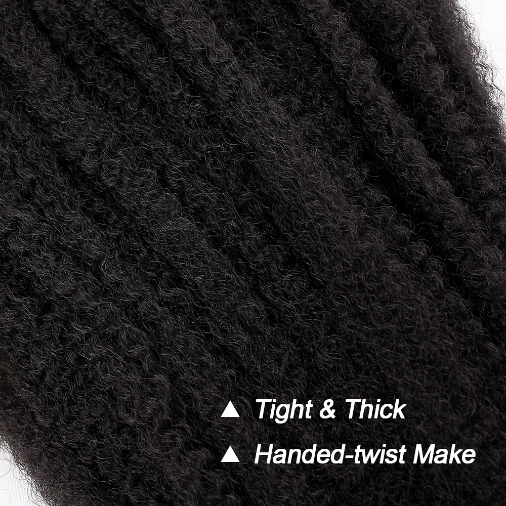 18 дюймов чистый цвет Marley косички волосы крючком афро кудрявые синтетические косички волосы крючком косички наращивание волос оптом для женщин