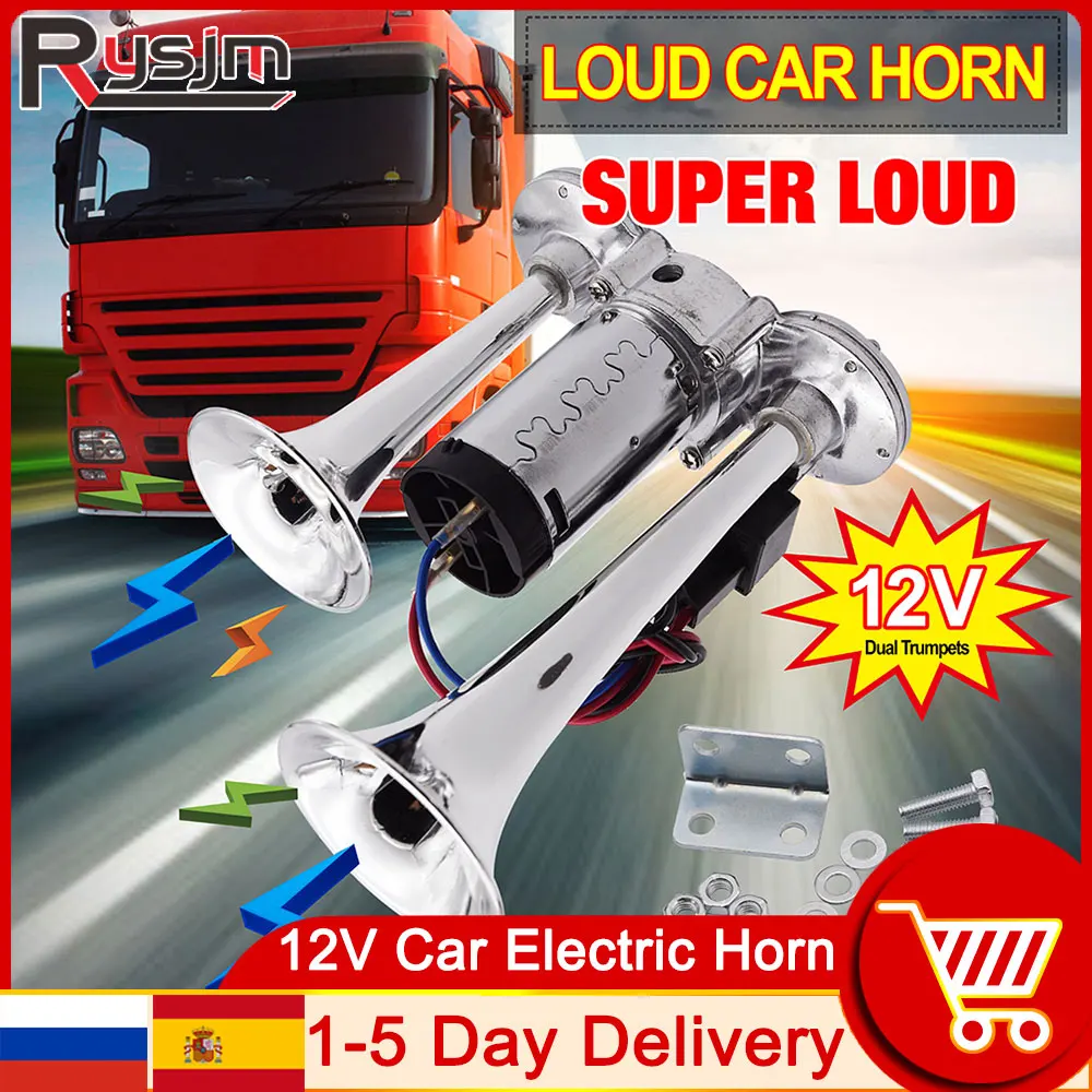 150DB 12V Dual Trompeten Super Laut Auto Elektrische Horn Truck