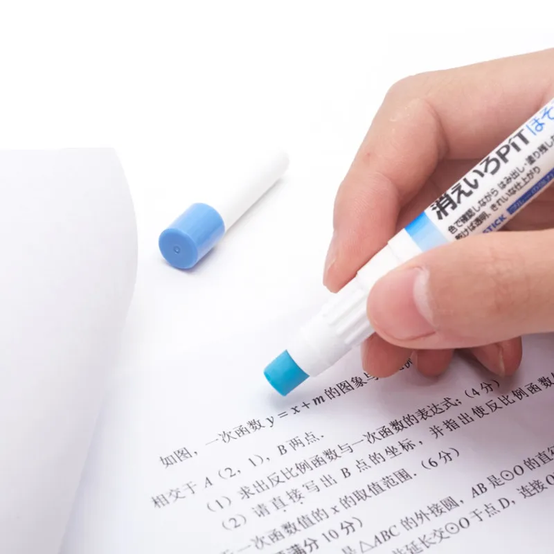 1 шт., японский твердый клей-карандаш Tombow, портативная ручка, сменная форма, креативное обесцвечивание, 7,5 мм, студенческие принадлежности, сделай сам, PT-PC