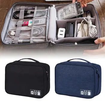 

Portable Waterproof USB Charger Cable Storage Bag Electronic Accessory Organizer