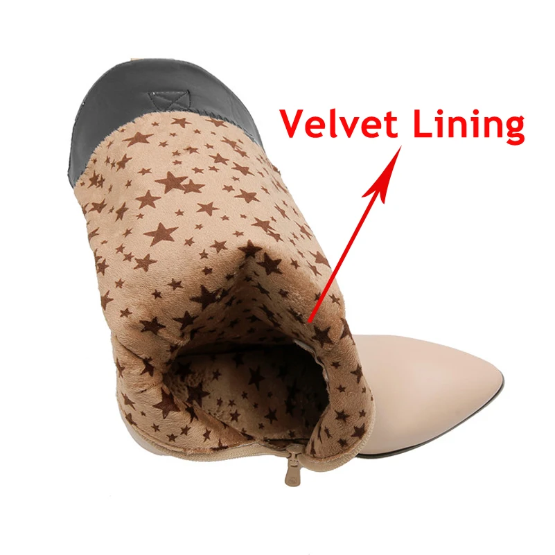 Skup Meotina jesień buty zachodnie kobiety zamek masywne szpilki na wysokim obcasie buty do kolan szpiczasty nosek długie buty pani zima duży rozmiar 33 46