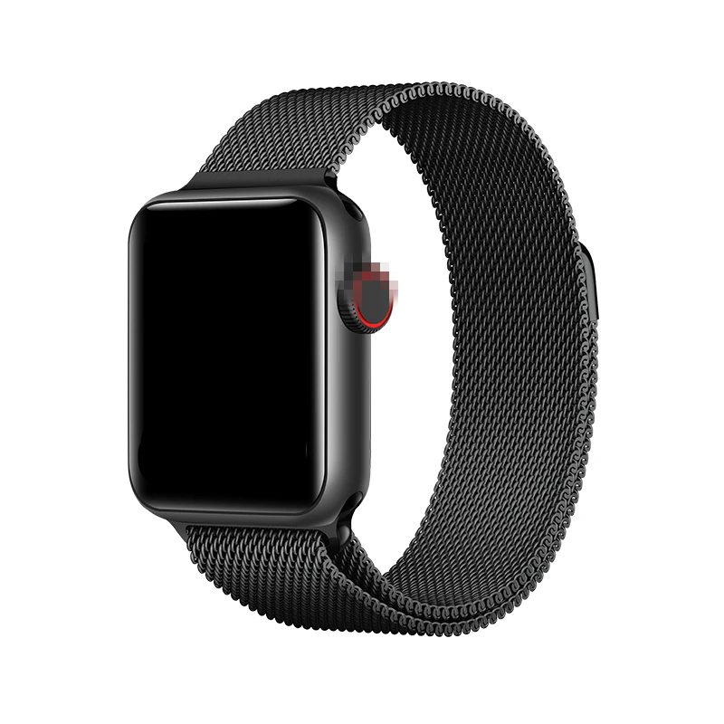 Новое Поступление Смарт-часы C200 44 мм bluetooth фитнес-трекер часы для apple watch iphone smartwatch мужские PK IWO11 12 W34 W58 - Цвет: black steel