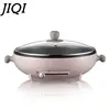 JIQI Household Electric Baking Pan Egg Roll Machine Multifunction Pancake Pizza Crepe Maker Omelette Frying Pan  Skillets 3