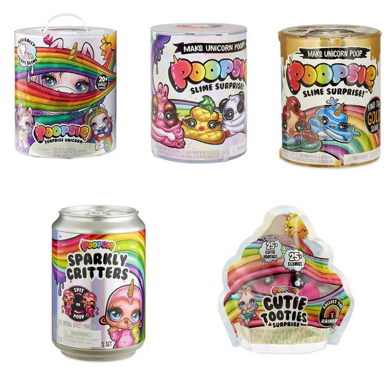 Poopsie lodo surpresa pacote de cocô gota 2 fazer unicórnio mágico cocô multicolorido lols bonecas