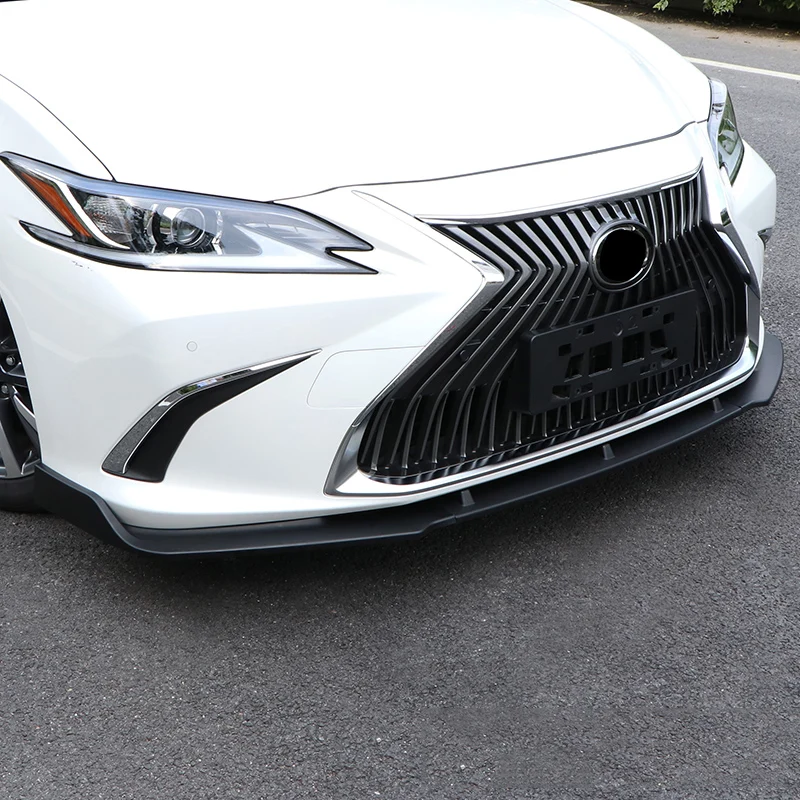 Lsrtw2017 для Lexus Es ES200 ES260 ES300h Автомобильная Передняя полоса для губ отделка салона АБС защита от столкновений аксессуары для формовки интерьера - Название цвета: matt black