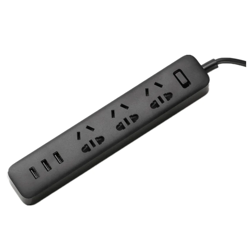 Xiaomi Mijia power Strip 3 порта 3Usb разъем питания вкл/выкл 2500 Вт 10а защита от перегрузки для офиса умный дом с usb-портом - Цвет: 3Ports 3Usb