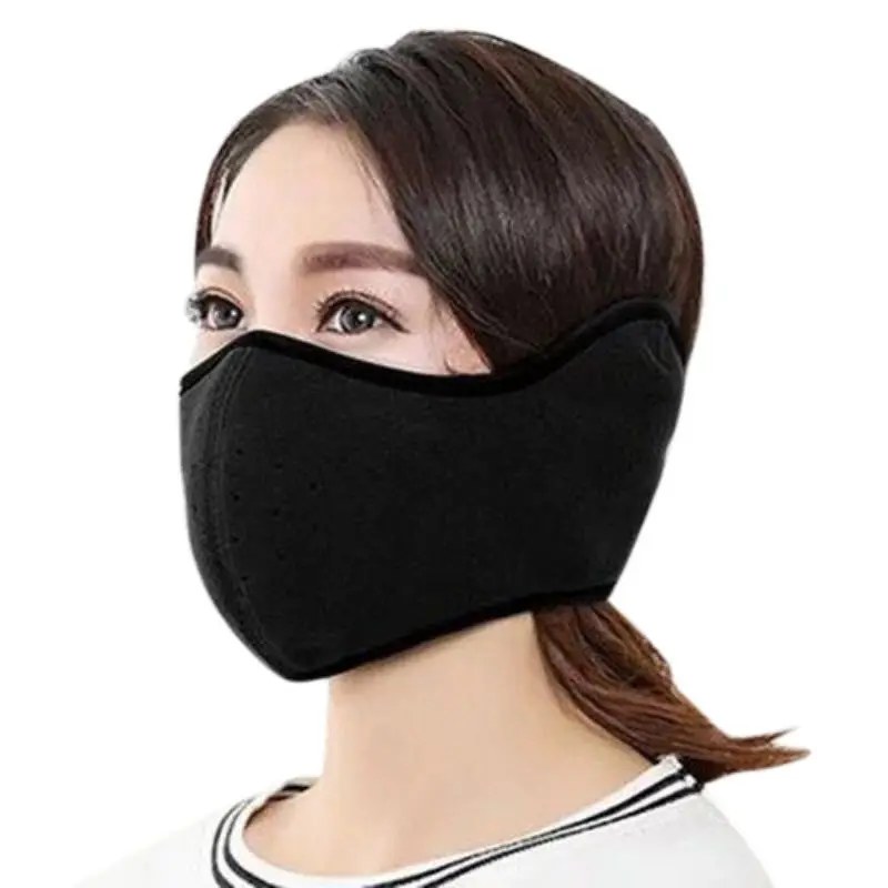 Наружные маски унисекс Пылезащитная теплая полумаска для лица зимние спортивные аксессуары ветрозащитная велосипедная маска для
