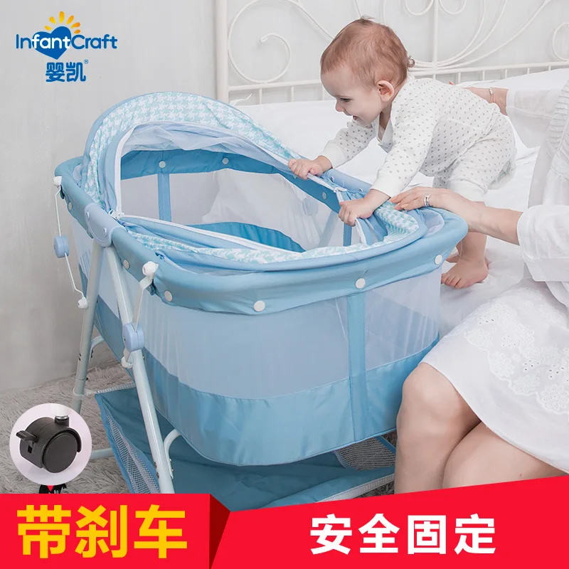 Детский шезлонг, детская кровать, детская кроватка, cunas para bebe seguridad infantil cama 7-12M