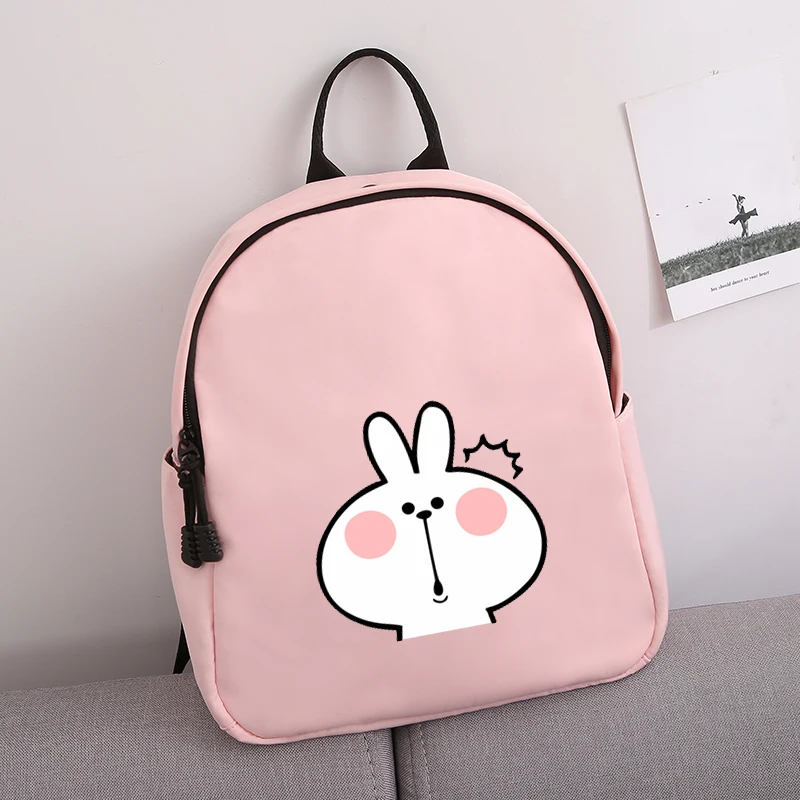 Высокое качество Модный мультфильм милый узор в виде кролика рюкзак Harajuku для девочек Детская мода путешествия школьная сумка рюкзак