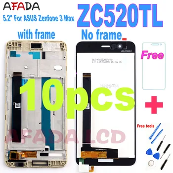 

10 PCS Original For ASUS Zenfone 3 Max ZC520TL X008D LCD Display Touch Screen Digitizer Assembly with Frame For ASUS X008D LCD